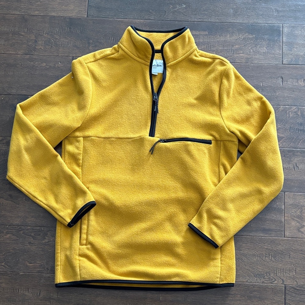 Goodfellow & Co Men's Yellow Zip-Up Sweater